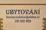 ubytování solnice penzion kocour